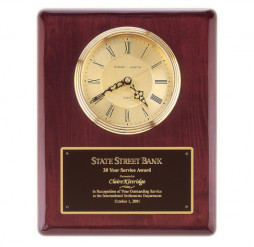 Rosewood Clock Plaque